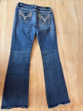 Vigoss Women's Flared Jeans - Medium Blue Wash